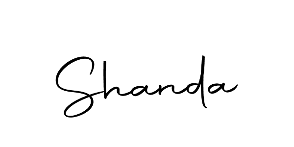 Make a beautiful signature design for name Shanda. With this signature (Autography-DOLnW) style, you can create a handwritten signature for free. Shanda signature style 10 images and pictures png