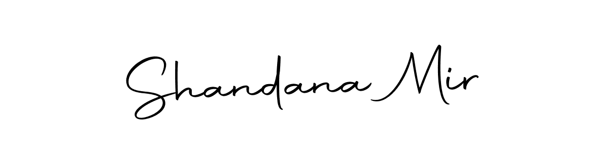 Make a beautiful signature design for name Shandana Mir. With this signature (Autography-DOLnW) style, you can create a handwritten signature for free. Shandana Mir signature style 10 images and pictures png
