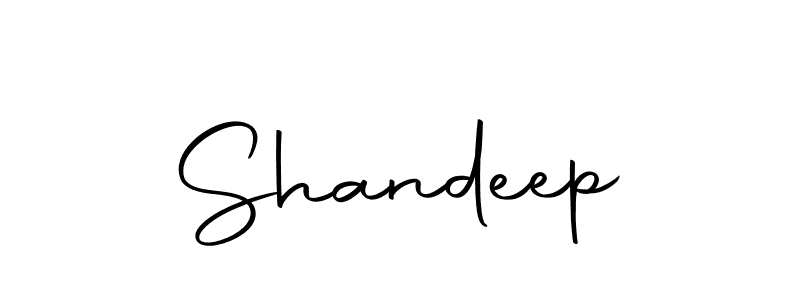 Design your own signature with our free online signature maker. With this signature software, you can create a handwritten (Autography-DOLnW) signature for name Shandeep. Shandeep signature style 10 images and pictures png