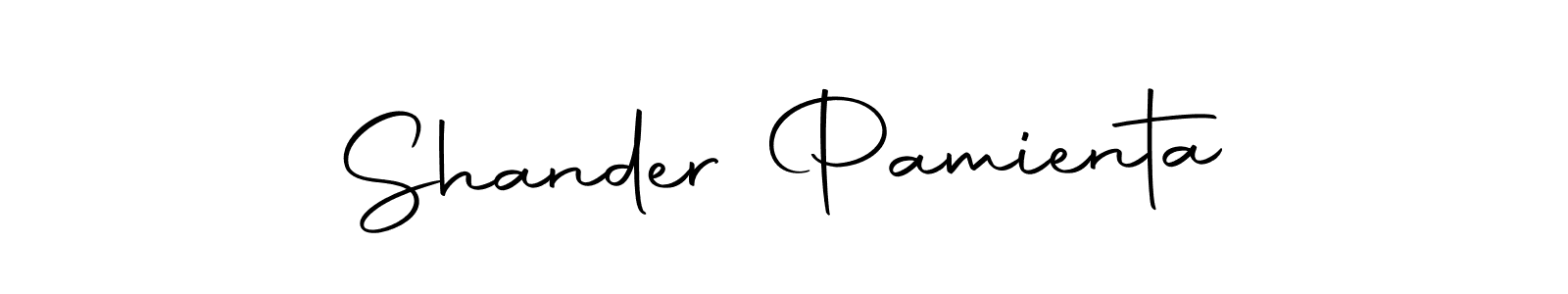 if you are searching for the best signature style for your name Shander Pamienta. so please give up your signature search. here we have designed multiple signature styles  using Autography-DOLnW. Shander Pamienta signature style 10 images and pictures png