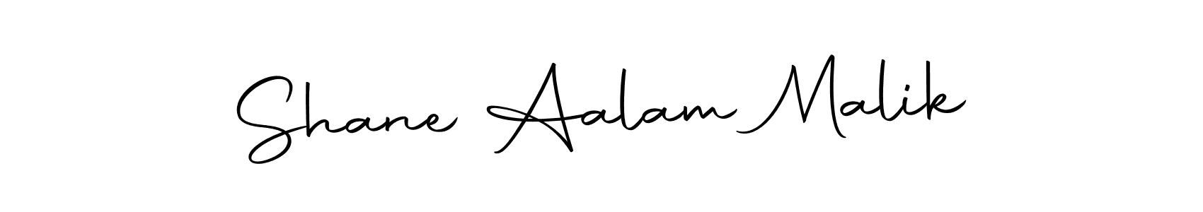 Create a beautiful signature design for name Shane Aalam Malik. With this signature (Autography-DOLnW) fonts, you can make a handwritten signature for free. Shane Aalam Malik signature style 10 images and pictures png