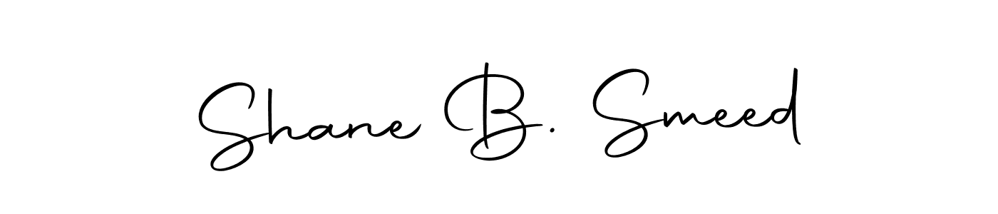 Create a beautiful signature design for name Shane B. Smeed. With this signature (Autography-DOLnW) fonts, you can make a handwritten signature for free. Shane B. Smeed signature style 10 images and pictures png