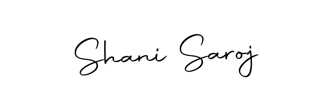 Similarly Autography-DOLnW is the best handwritten signature design. Signature creator online .You can use it as an online autograph creator for name Shani Saroj. Shani Saroj signature style 10 images and pictures png
