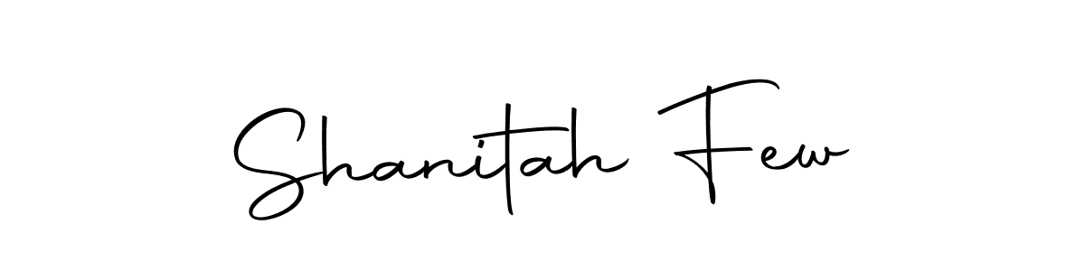 You should practise on your own different ways (Autography-DOLnW) to write your name (Shanitah Few) in signature. don't let someone else do it for you. Shanitah Few signature style 10 images and pictures png