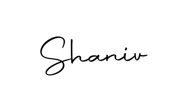 Make a beautiful signature design for name Shaniv. Use this online signature maker to create a handwritten signature for free. Shaniv signature style 10 images and pictures png