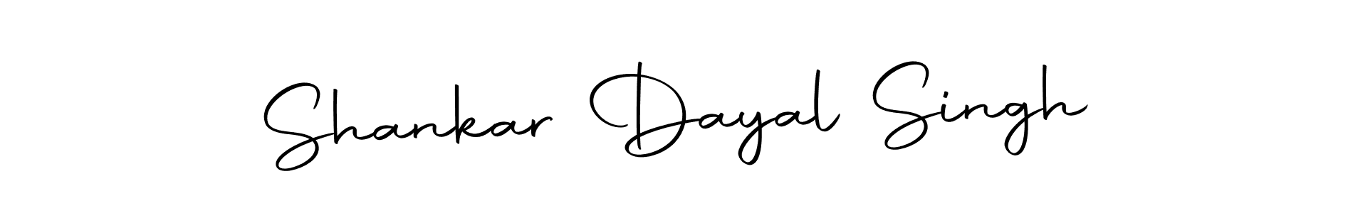 How to make Shankar Dayal Singh name signature. Use Autography-DOLnW style for creating short signs online. This is the latest handwritten sign. Shankar Dayal Singh signature style 10 images and pictures png