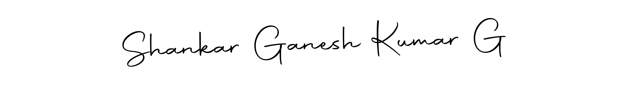 How to make Shankar Ganesh Kumar G name signature. Use Autography-DOLnW style for creating short signs online. This is the latest handwritten sign. Shankar Ganesh Kumar G signature style 10 images and pictures png