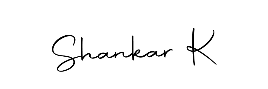 Use a signature maker to create a handwritten signature online. With this signature software, you can design (Autography-DOLnW) your own signature for name Shankar K. Shankar K signature style 10 images and pictures png