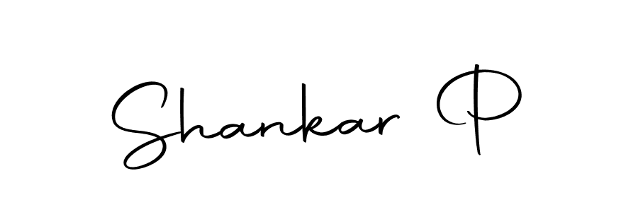 Design your own signature with our free online signature maker. With this signature software, you can create a handwritten (Autography-DOLnW) signature for name Shankar P. Shankar P signature style 10 images and pictures png