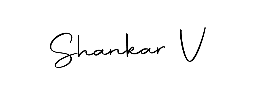 How to make Shankar V name signature. Use Autography-DOLnW style for creating short signs online. This is the latest handwritten sign. Shankar V signature style 10 images and pictures png