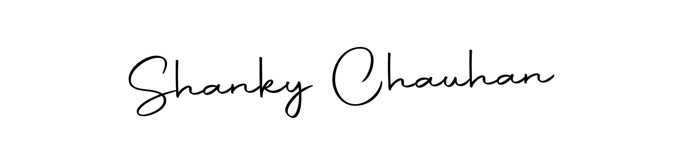 Create a beautiful signature design for name Shanky Chauhan. With this signature (Autography-DOLnW) fonts, you can make a handwritten signature for free. Shanky Chauhan signature style 10 images and pictures png