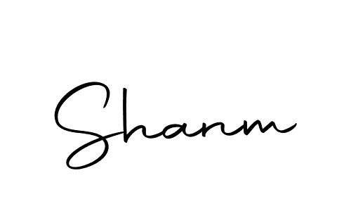 Make a beautiful signature design for name Shanm. With this signature (Autography-DOLnW) style, you can create a handwritten signature for free. Shanm signature style 10 images and pictures png