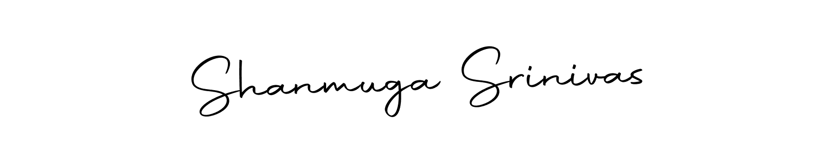 You can use this online signature creator to create a handwritten signature for the name Shanmuga Srinivas. This is the best online autograph maker. Shanmuga Srinivas signature style 10 images and pictures png