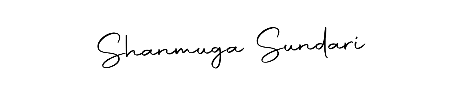 Make a beautiful signature design for name Shanmuga Sundari. With this signature (Autography-DOLnW) style, you can create a handwritten signature for free. Shanmuga Sundari signature style 10 images and pictures png