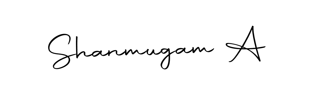 Shanmugam A stylish signature style. Best Handwritten Sign (Autography-DOLnW) for my name. Handwritten Signature Collection Ideas for my name Shanmugam A. Shanmugam A signature style 10 images and pictures png