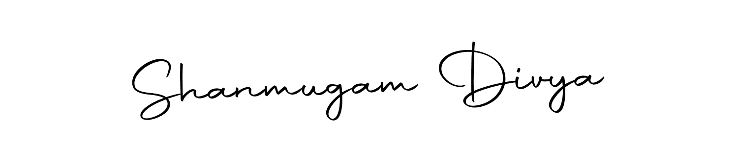 Use a signature maker to create a handwritten signature online. With this signature software, you can design (Autography-DOLnW) your own signature for name Shanmugam Divya. Shanmugam Divya signature style 10 images and pictures png