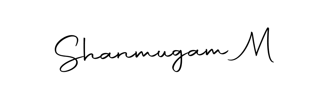 Make a beautiful signature design for name Shanmugam M. Use this online signature maker to create a handwritten signature for free. Shanmugam M signature style 10 images and pictures png