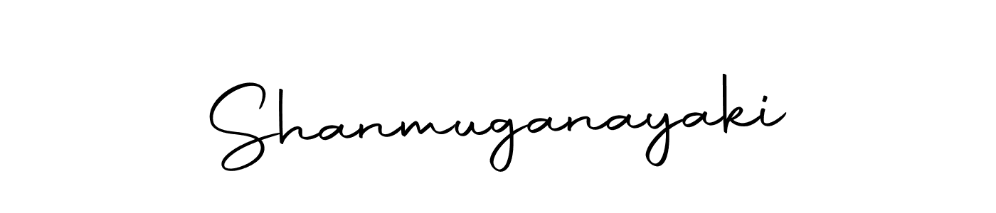 Use a signature maker to create a handwritten signature online. With this signature software, you can design (Autography-DOLnW) your own signature for name Shanmuganayaki. Shanmuganayaki signature style 10 images and pictures png