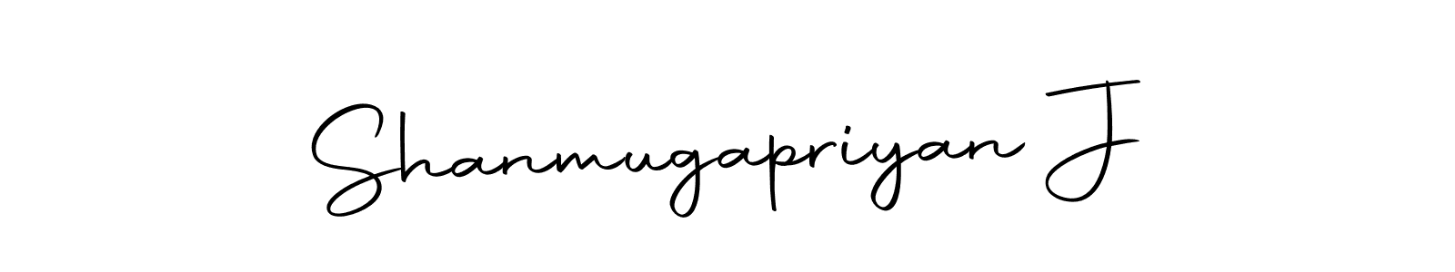 Use a signature maker to create a handwritten signature online. With this signature software, you can design (Autography-DOLnW) your own signature for name Shanmugapriyan J. Shanmugapriyan J signature style 10 images and pictures png