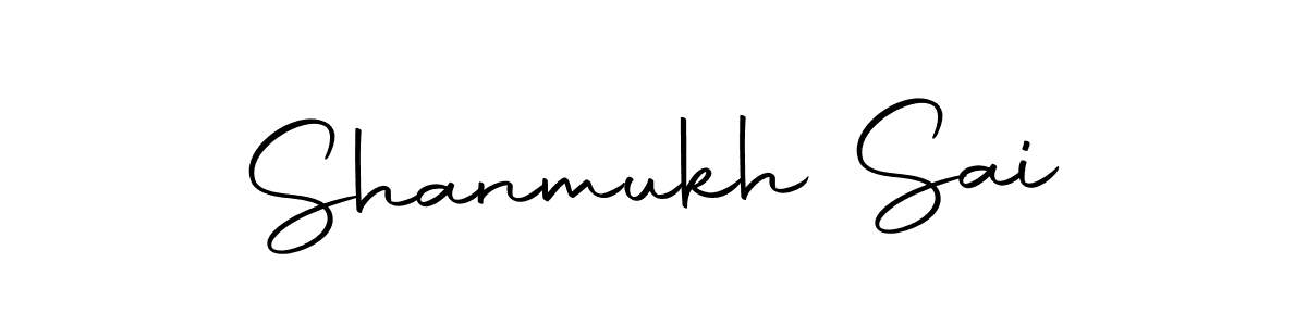 You should practise on your own different ways (Autography-DOLnW) to write your name (Shanmukh Sai) in signature. don't let someone else do it for you. Shanmukh Sai signature style 10 images and pictures png