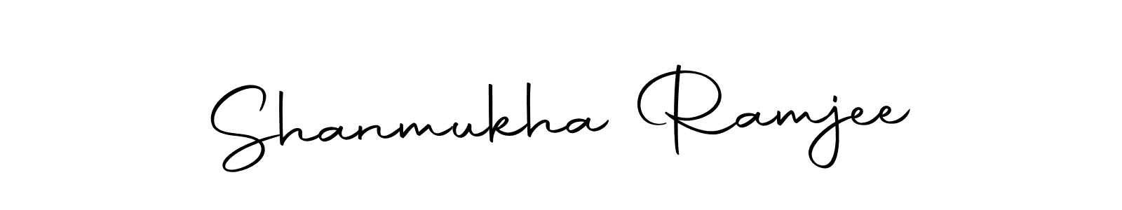 Make a beautiful signature design for name Shanmukha Ramjee. With this signature (Autography-DOLnW) style, you can create a handwritten signature for free. Shanmukha Ramjee signature style 10 images and pictures png