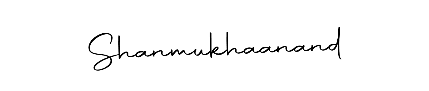 Create a beautiful signature design for name Shanmukhaanand. With this signature (Autography-DOLnW) fonts, you can make a handwritten signature for free. Shanmukhaanand signature style 10 images and pictures png
