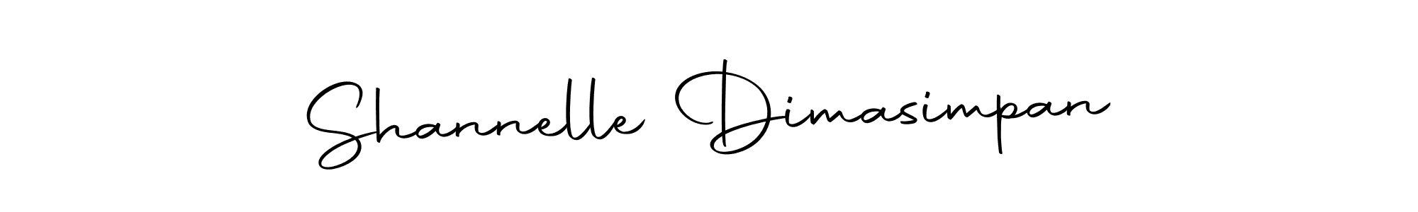 Create a beautiful signature design for name Shannelle Dimasimpan. With this signature (Autography-DOLnW) fonts, you can make a handwritten signature for free. Shannelle Dimasimpan signature style 10 images and pictures png