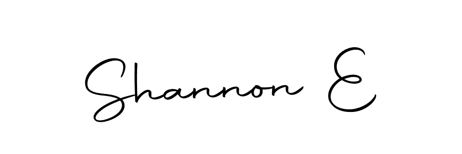Make a beautiful signature design for name Shannon E. Use this online signature maker to create a handwritten signature for free. Shannon E signature style 10 images and pictures png