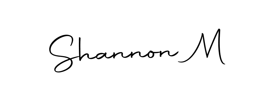 Use a signature maker to create a handwritten signature online. With this signature software, you can design (Autography-DOLnW) your own signature for name Shannon M. Shannon M signature style 10 images and pictures png