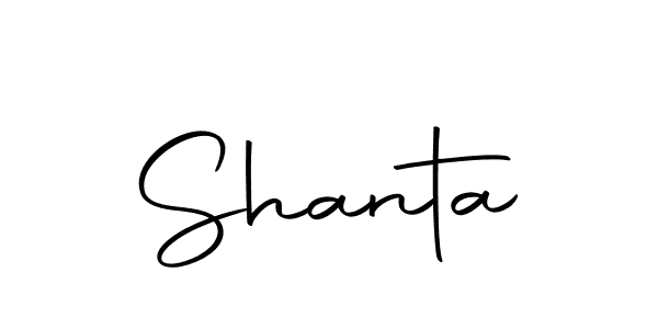 You should practise on your own different ways (Autography-DOLnW) to write your name (Shanta) in signature. don't let someone else do it for you. Shanta signature style 10 images and pictures png