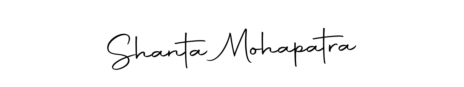 Shanta Mohapatra stylish signature style. Best Handwritten Sign (Autography-DOLnW) for my name. Handwritten Signature Collection Ideas for my name Shanta Mohapatra. Shanta Mohapatra signature style 10 images and pictures png