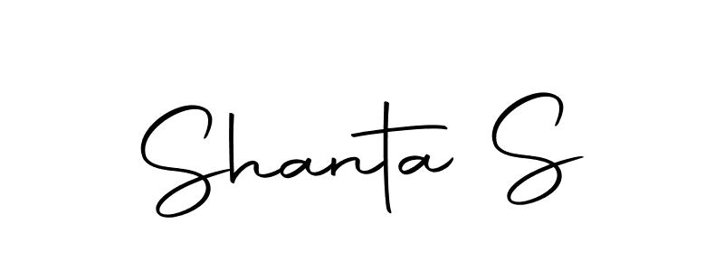 Make a beautiful signature design for name Shanta S. With this signature (Autography-DOLnW) style, you can create a handwritten signature for free. Shanta S signature style 10 images and pictures png