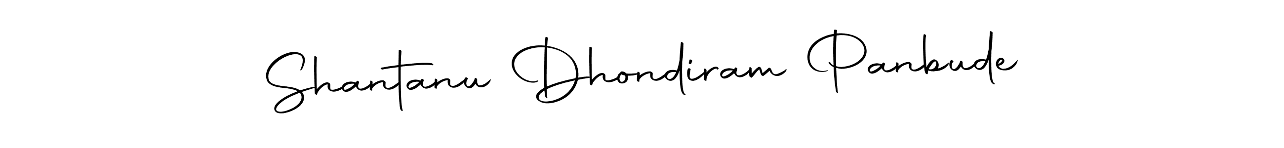 Use a signature maker to create a handwritten signature online. With this signature software, you can design (Autography-DOLnW) your own signature for name Shantanu Dhondiram Panbude. Shantanu Dhondiram Panbude signature style 10 images and pictures png