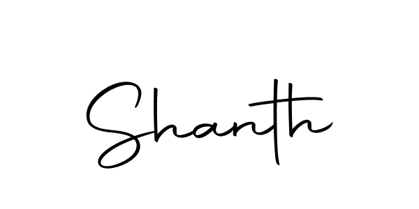 Shanth stylish signature style. Best Handwritten Sign (Autography-DOLnW) for my name. Handwritten Signature Collection Ideas for my name Shanth. Shanth signature style 10 images and pictures png