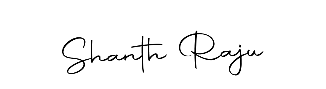 Create a beautiful signature design for name Shanth Raju. With this signature (Autography-DOLnW) fonts, you can make a handwritten signature for free. Shanth Raju signature style 10 images and pictures png