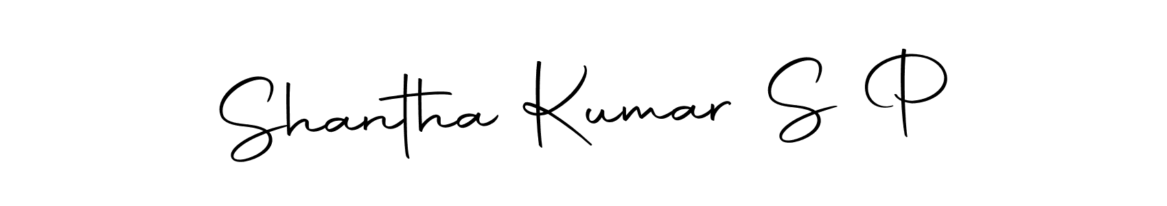 if you are searching for the best signature style for your name Shantha Kumar S P. so please give up your signature search. here we have designed multiple signature styles  using Autography-DOLnW. Shantha Kumar S P signature style 10 images and pictures png