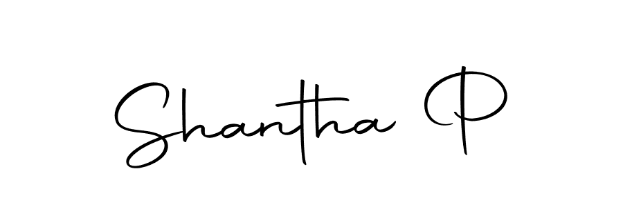 How to make Shantha P signature? Autography-DOLnW is a professional autograph style. Create handwritten signature for Shantha P name. Shantha P signature style 10 images and pictures png