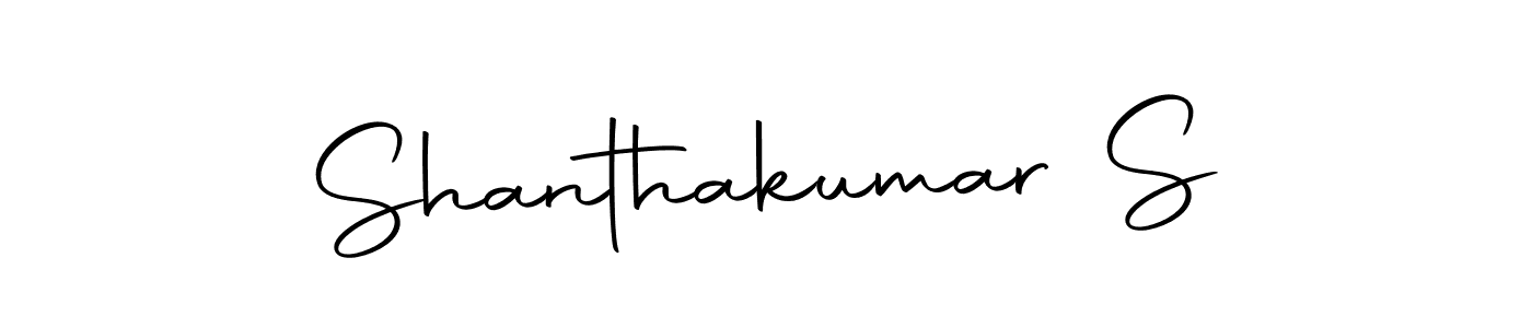 The best way (Autography-DOLnW) to make a short signature is to pick only two or three words in your name. The name Shanthakumar S include a total of six letters. For converting this name. Shanthakumar S signature style 10 images and pictures png