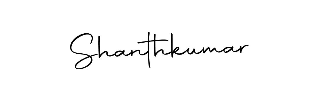 Design your own signature with our free online signature maker. With this signature software, you can create a handwritten (Autography-DOLnW) signature for name Shanthkumar. Shanthkumar signature style 10 images and pictures png