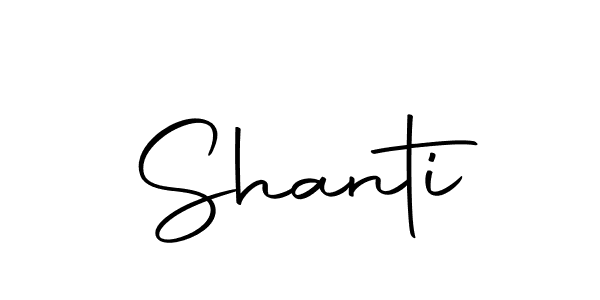 Make a beautiful signature design for name Shanti. With this signature (Autography-DOLnW) style, you can create a handwritten signature for free. Shanti signature style 10 images and pictures png