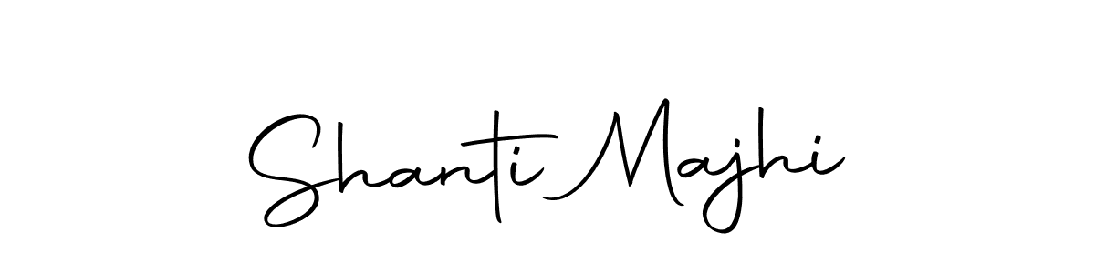 Create a beautiful signature design for name Shanti Majhi. With this signature (Autography-DOLnW) fonts, you can make a handwritten signature for free. Shanti Majhi signature style 10 images and pictures png