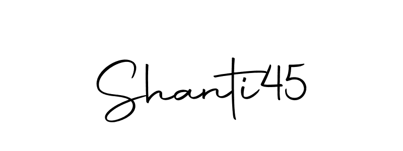 Also You can easily find your signature by using the search form. We will create Shanti45 name handwritten signature images for you free of cost using Autography-DOLnW sign style. Shanti45 signature style 10 images and pictures png