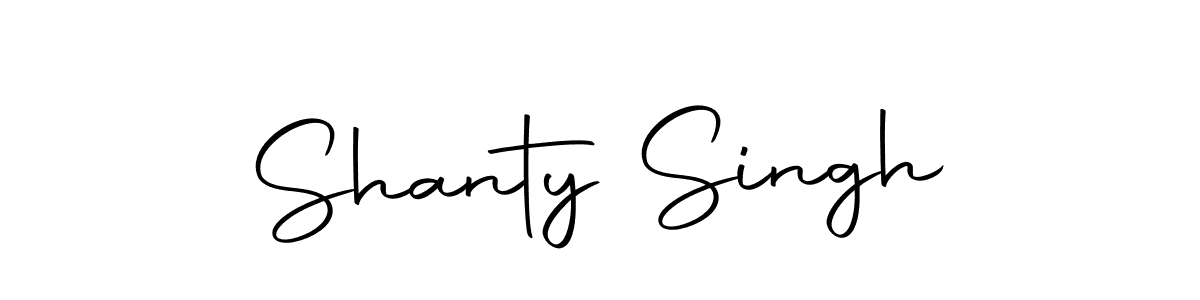 Use a signature maker to create a handwritten signature online. With this signature software, you can design (Autography-DOLnW) your own signature for name Shanty Singh. Shanty Singh signature style 10 images and pictures png