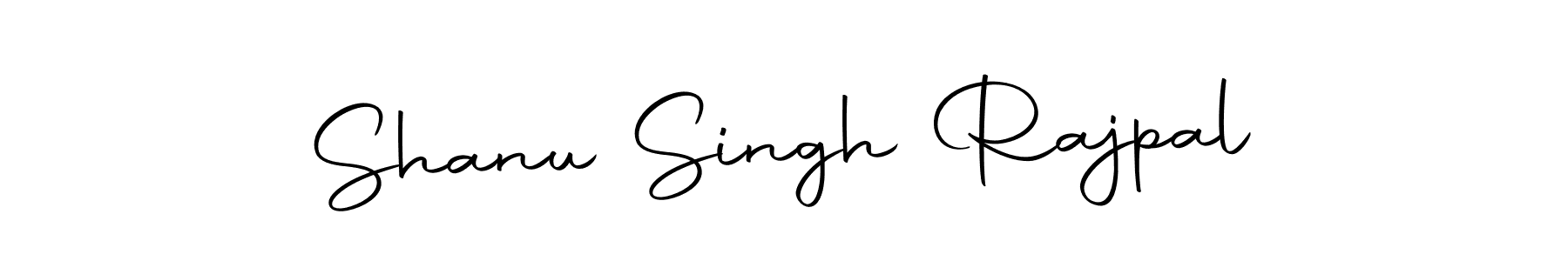 Create a beautiful signature design for name Shanu Singh Rajpal. With this signature (Autography-DOLnW) fonts, you can make a handwritten signature for free. Shanu Singh Rajpal signature style 10 images and pictures png