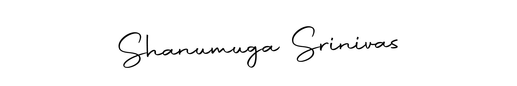 Make a beautiful signature design for name Shanumuga Srinivas. With this signature (Autography-DOLnW) style, you can create a handwritten signature for free. Shanumuga Srinivas signature style 10 images and pictures png