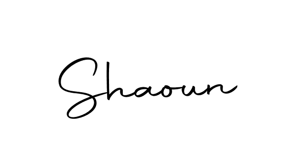 How to make Shaoun signature? Autography-DOLnW is a professional autograph style. Create handwritten signature for Shaoun name. Shaoun signature style 10 images and pictures png