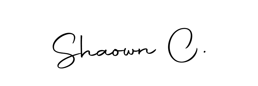 This is the best signature style for the Shaown C. name. Also you like these signature font (Autography-DOLnW). Mix name signature. Shaown C. signature style 10 images and pictures png