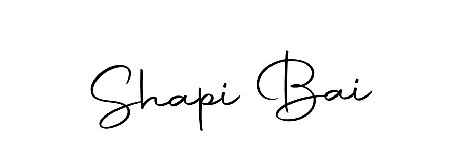 Make a beautiful signature design for name Shapi Bai. With this signature (Autography-DOLnW) style, you can create a handwritten signature for free. Shapi Bai signature style 10 images and pictures png