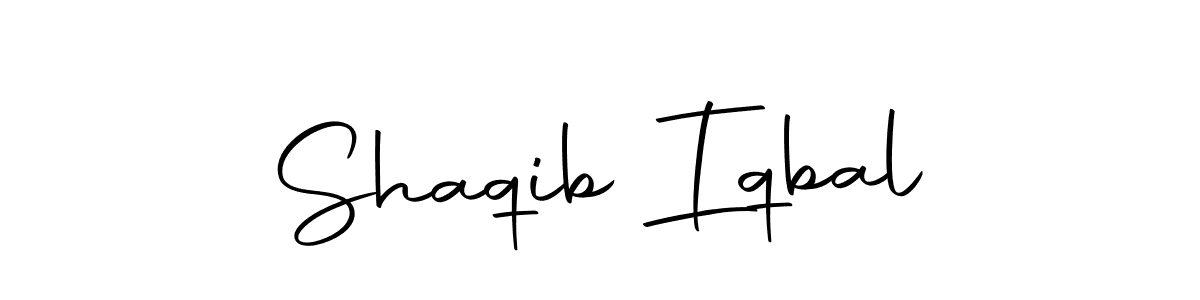 Shaqib Iqbal stylish signature style. Best Handwritten Sign (Autography-DOLnW) for my name. Handwritten Signature Collection Ideas for my name Shaqib Iqbal. Shaqib Iqbal signature style 10 images and pictures png