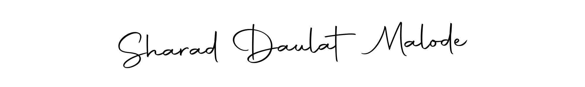 How to make Sharad Daulat Malode signature? Autography-DOLnW is a professional autograph style. Create handwritten signature for Sharad Daulat Malode name. Sharad Daulat Malode signature style 10 images and pictures png